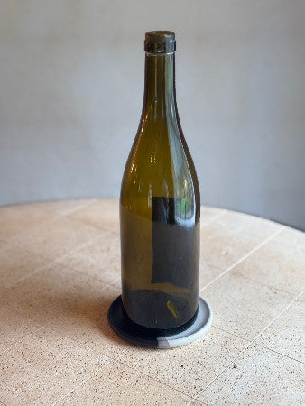 Wine Bottle Coaster - Black & White