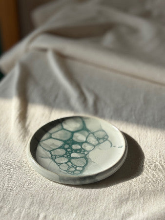 Wine Bottle Coaster - Bubbly Green