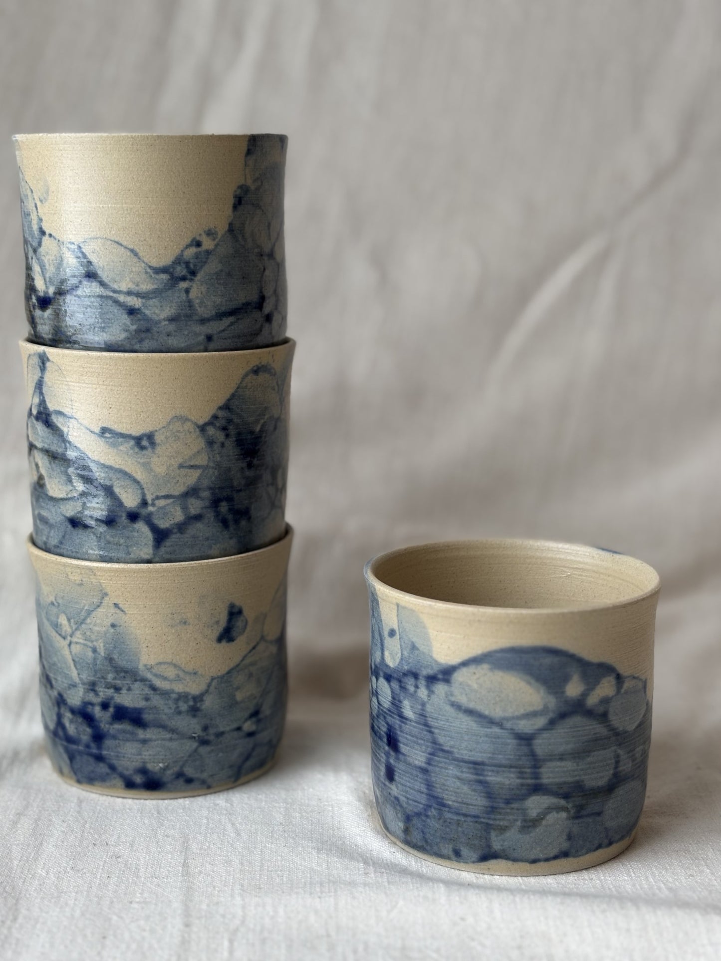 Latte Cup - Ocean
