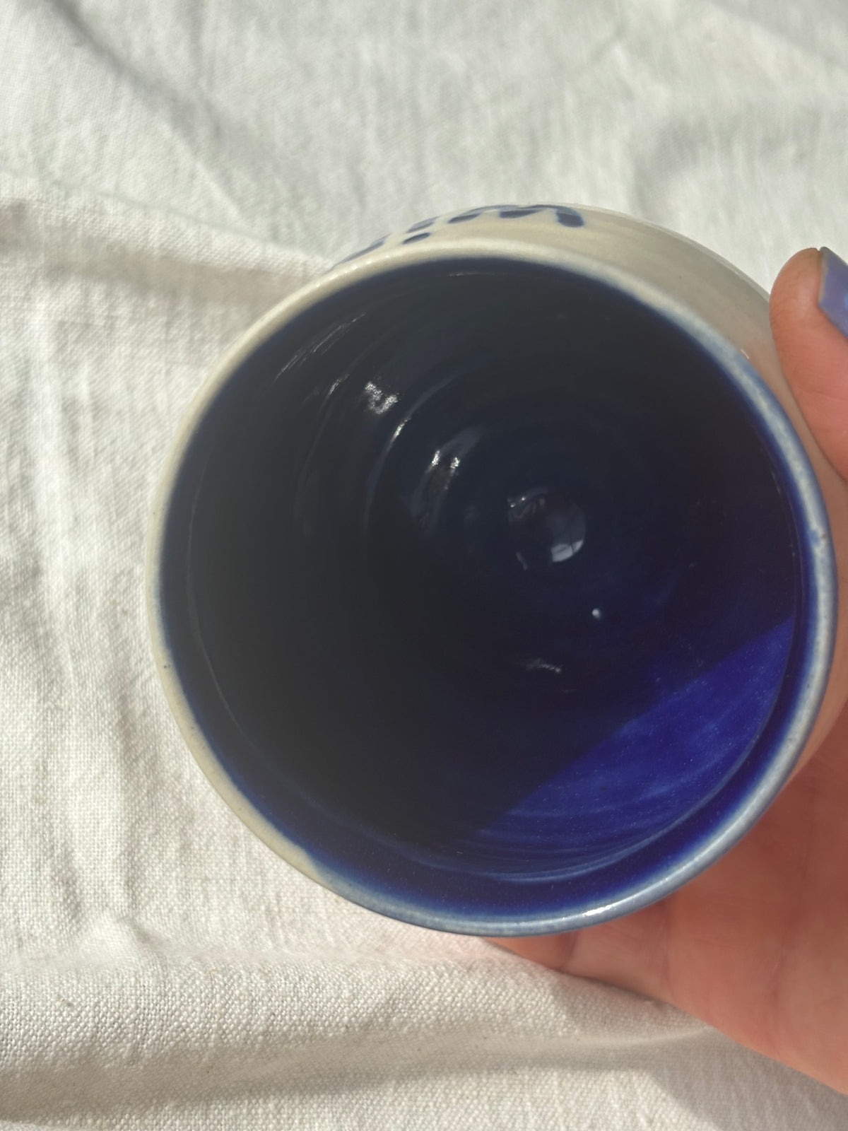 Wine Cup - WINE NOT? - Cobolt Blue