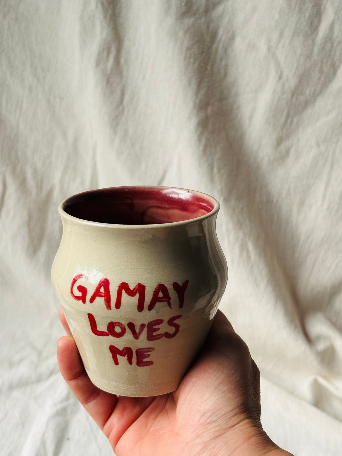 Wine Cup - GAMAY LOVES ME - Cranberry