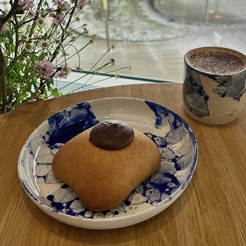 Sunrise Plate - Bubbly Blue