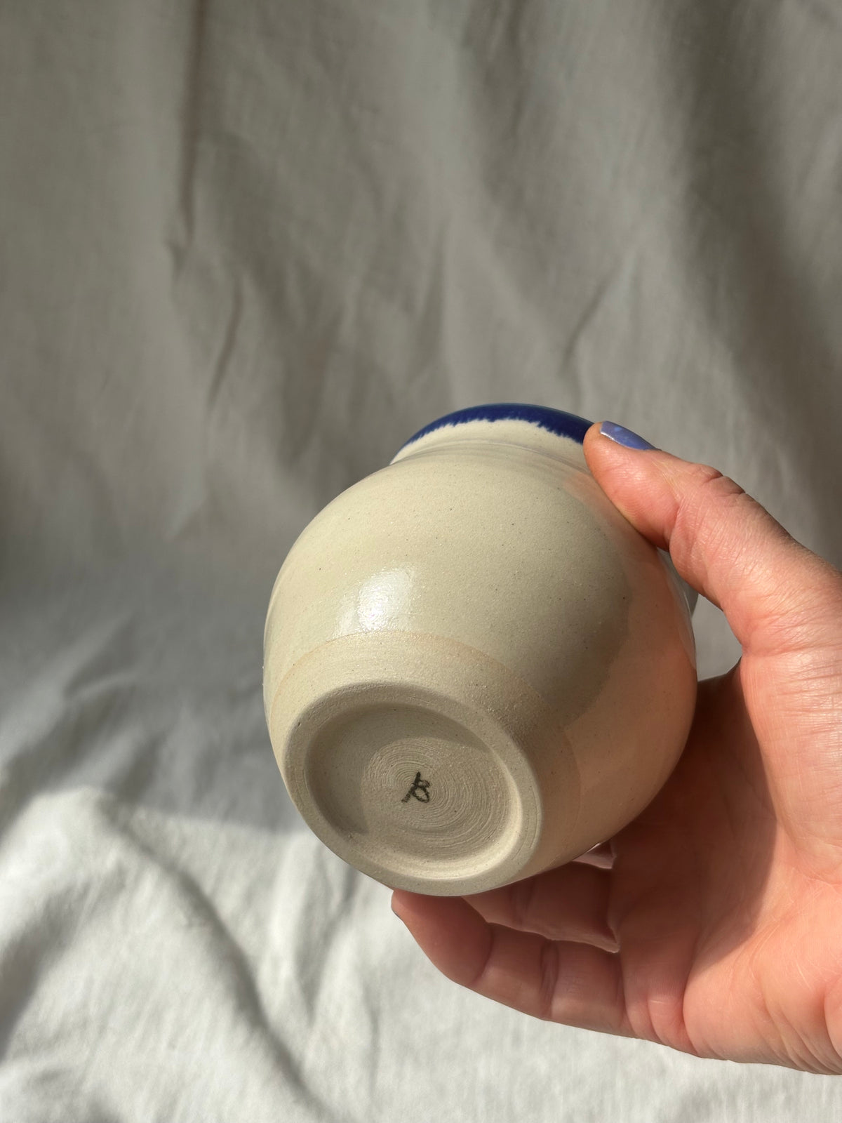 Wine Cup - WINE NOT? - Cobolt Blue
