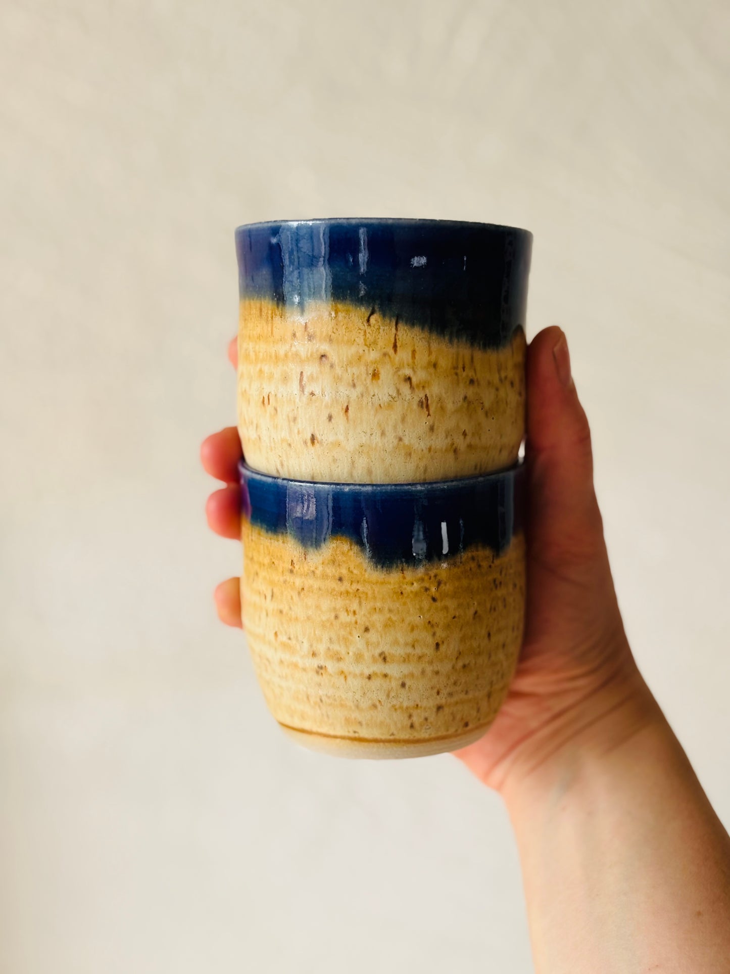 Mona Cup - Cork & Dark Blue