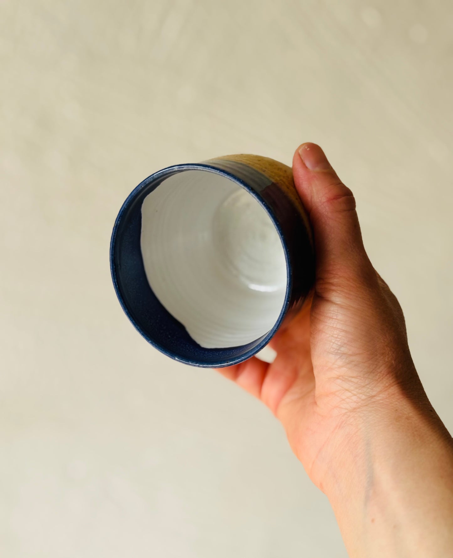 Mona Cup - Cork & Dark Blue