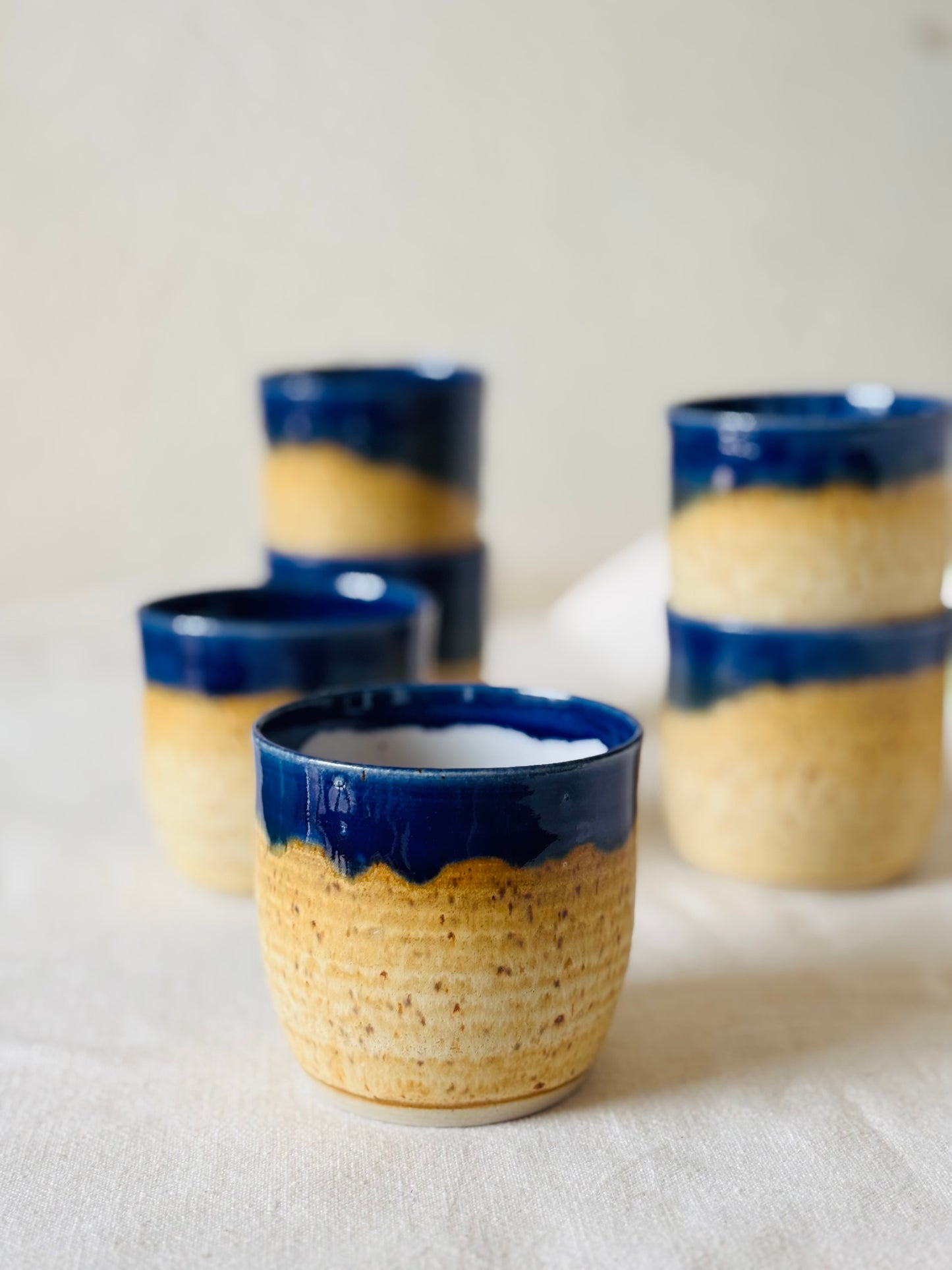 Mona Cup - Cork & Dark Blue
