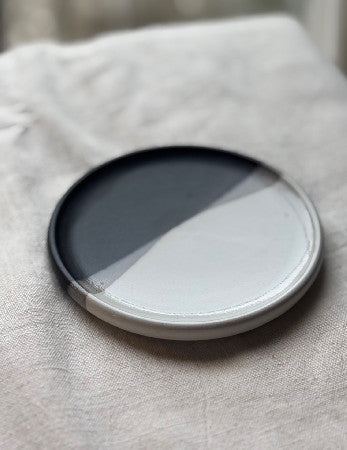 Wine Bottle Coaster - Black & White