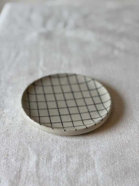 Wine Bottle Coaster - Checkered