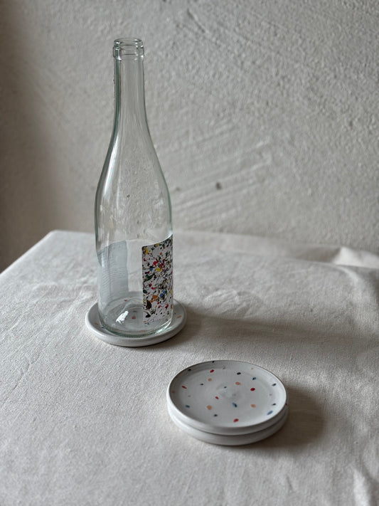 Wine Bottle Coaster - Terrazzo