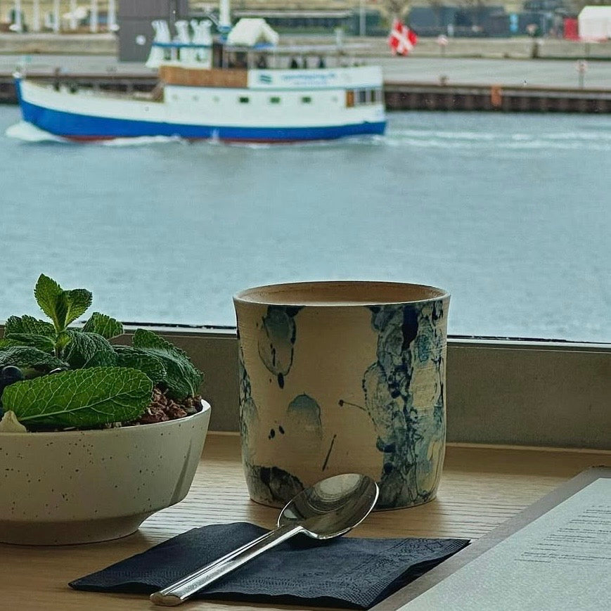 Latte Cup - Ocean