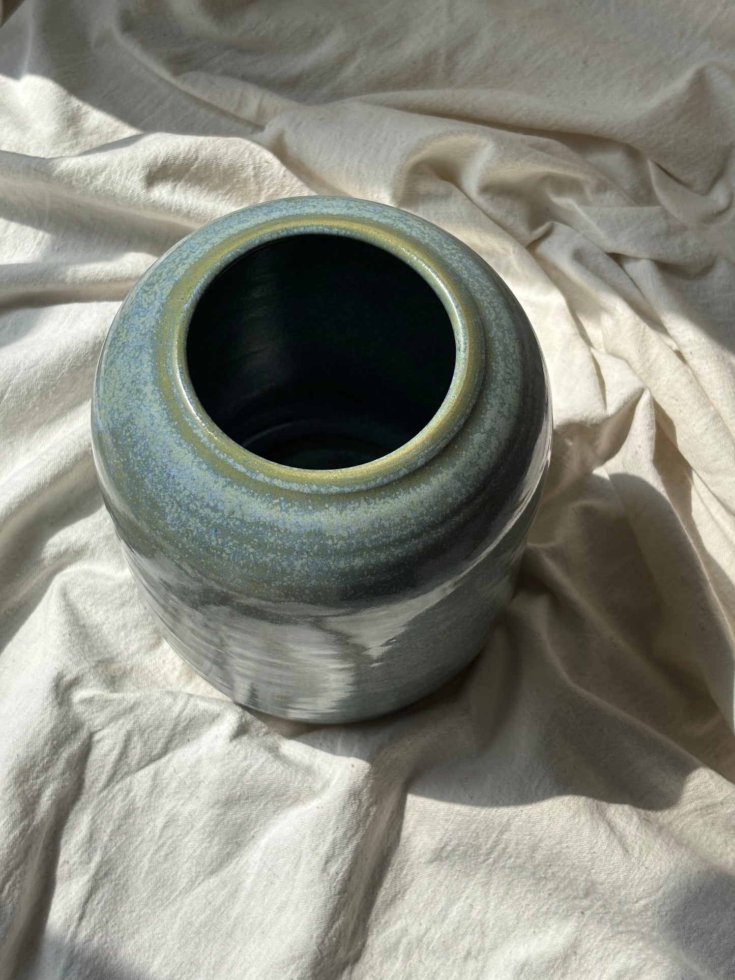 One of a kind vase - Sea Blue