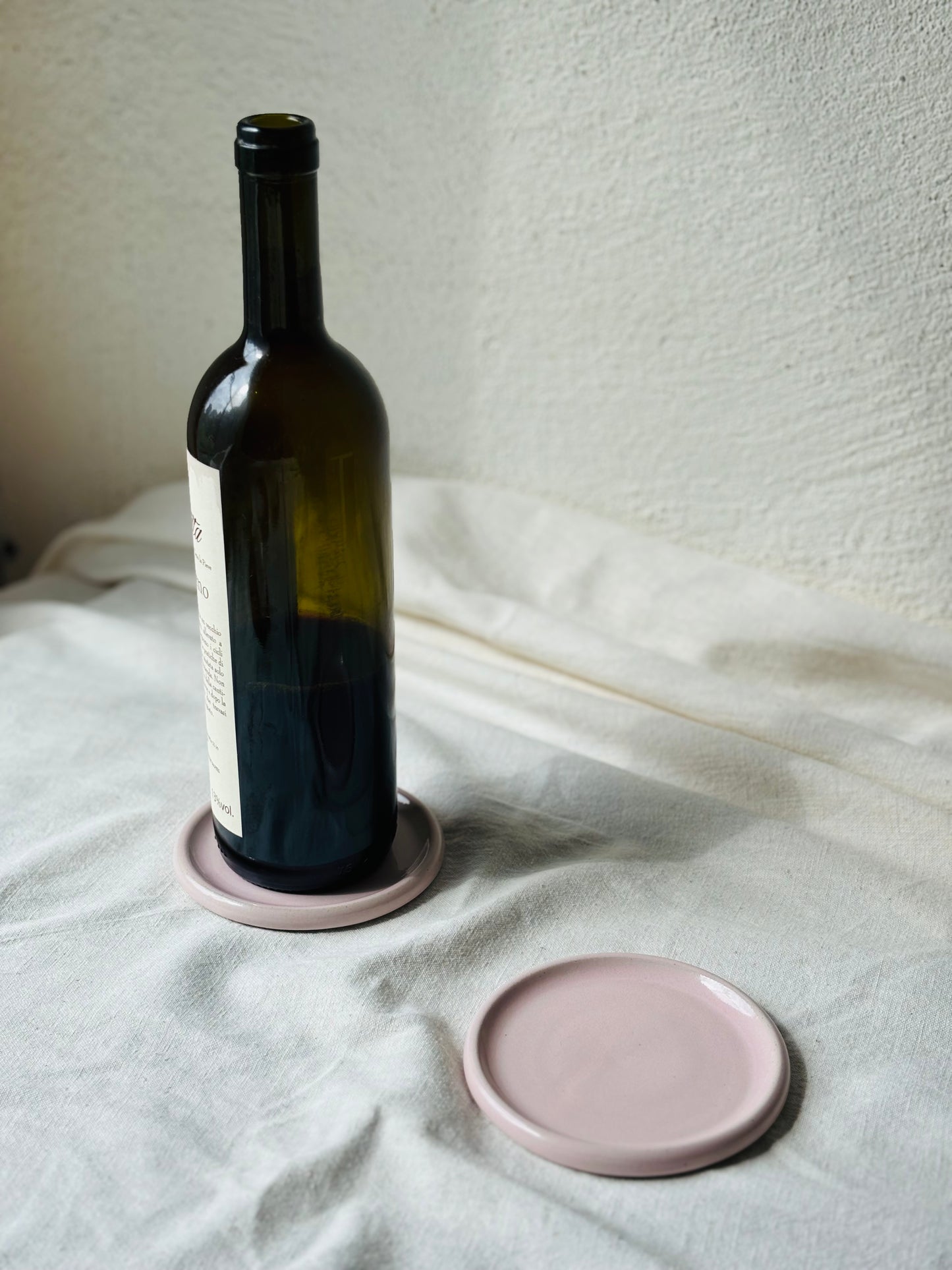 Wine Bottle Coaster - Candyfloss