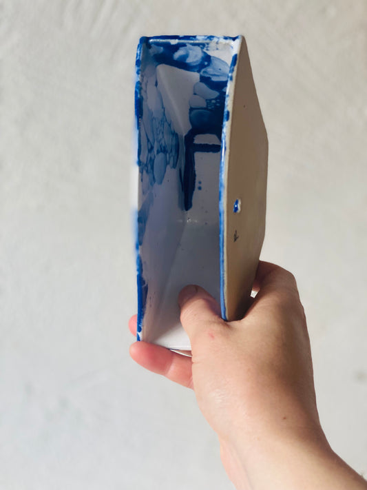 Coffee Filter Holder - Bubbly Blue