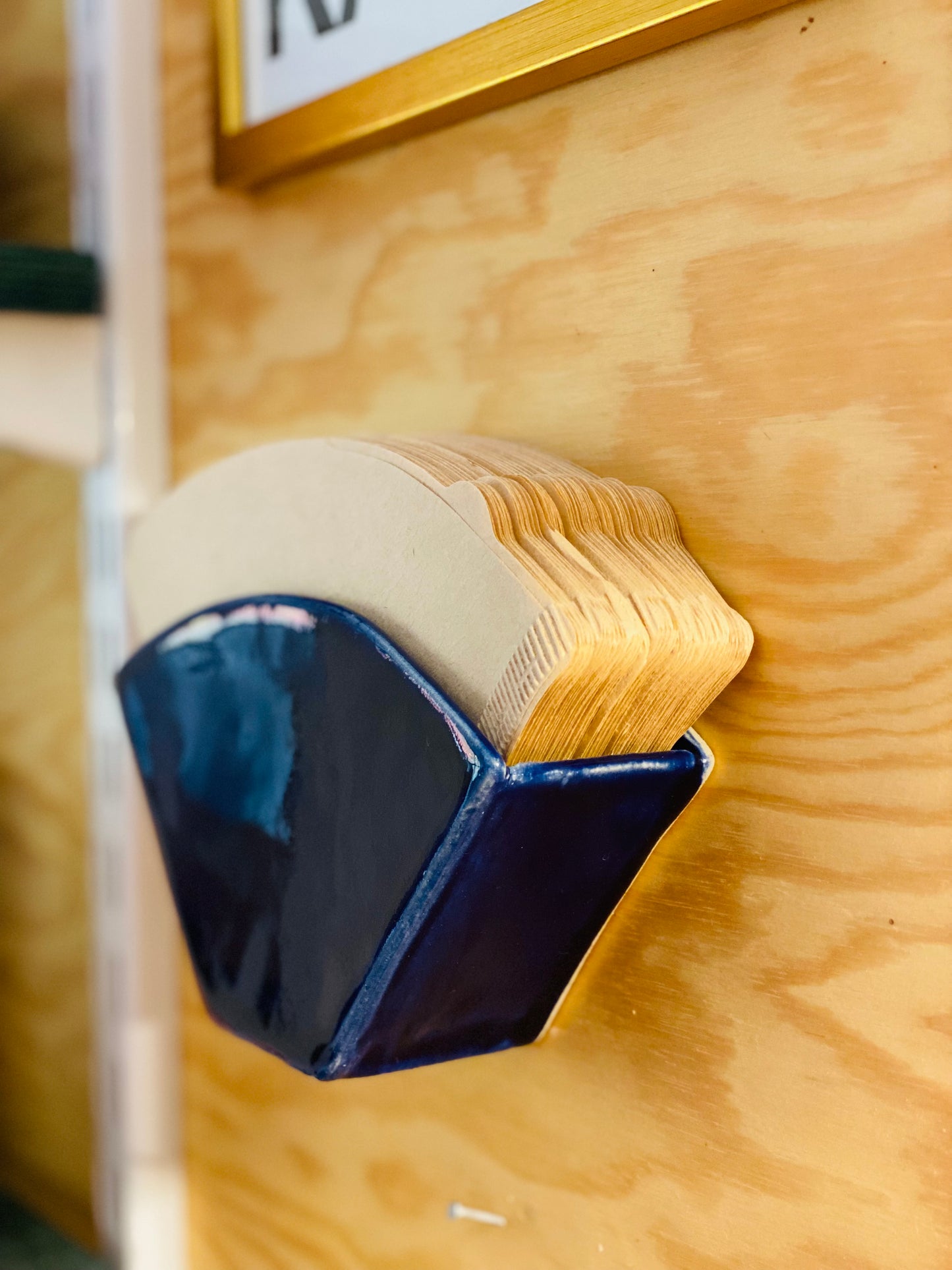 Coffee Filter Holder - Cobolt Blue