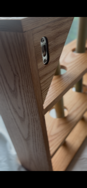 Cup Shelf - Oak and Sea Green