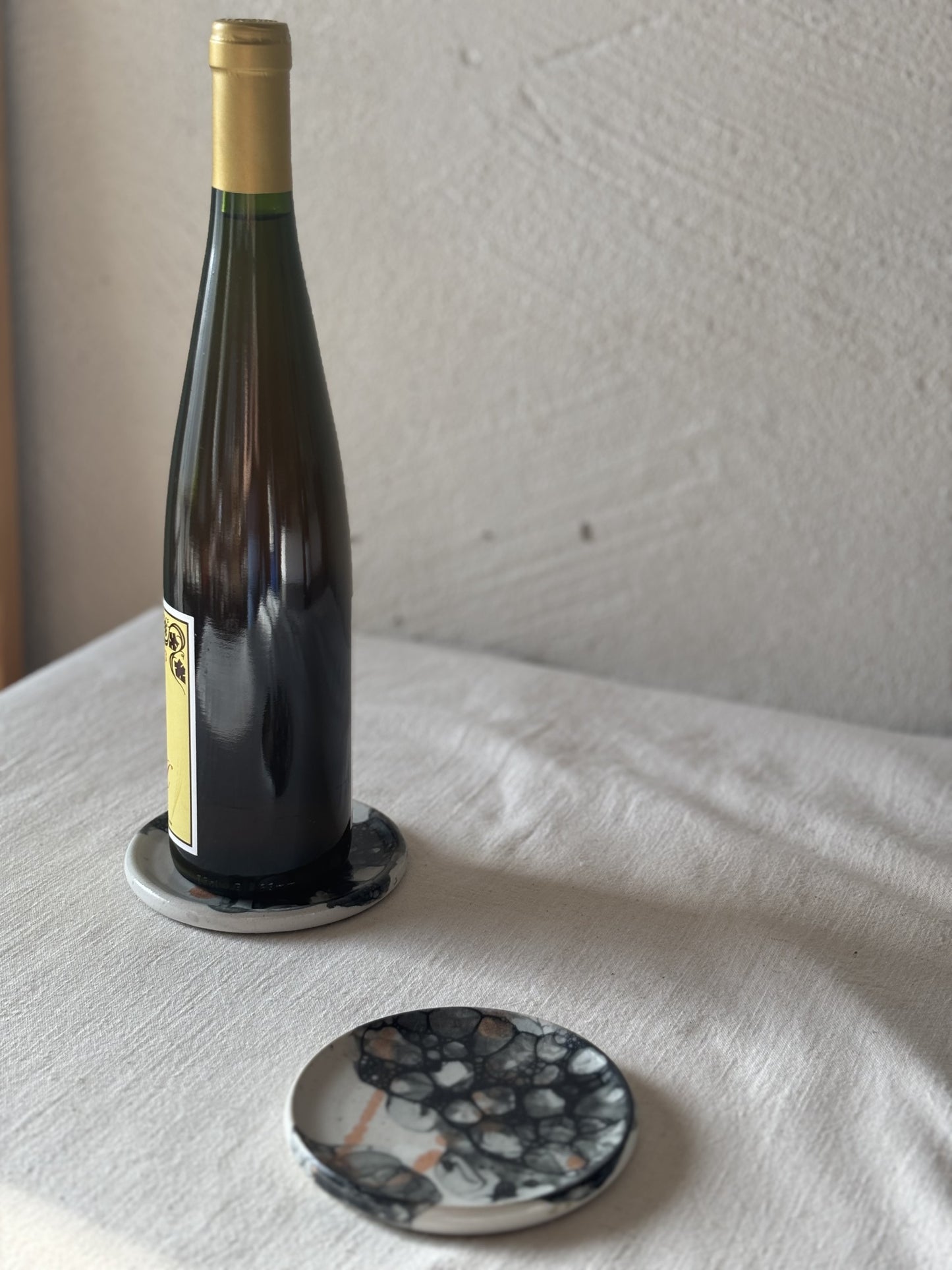Wine Bottle Coaster - Funky
