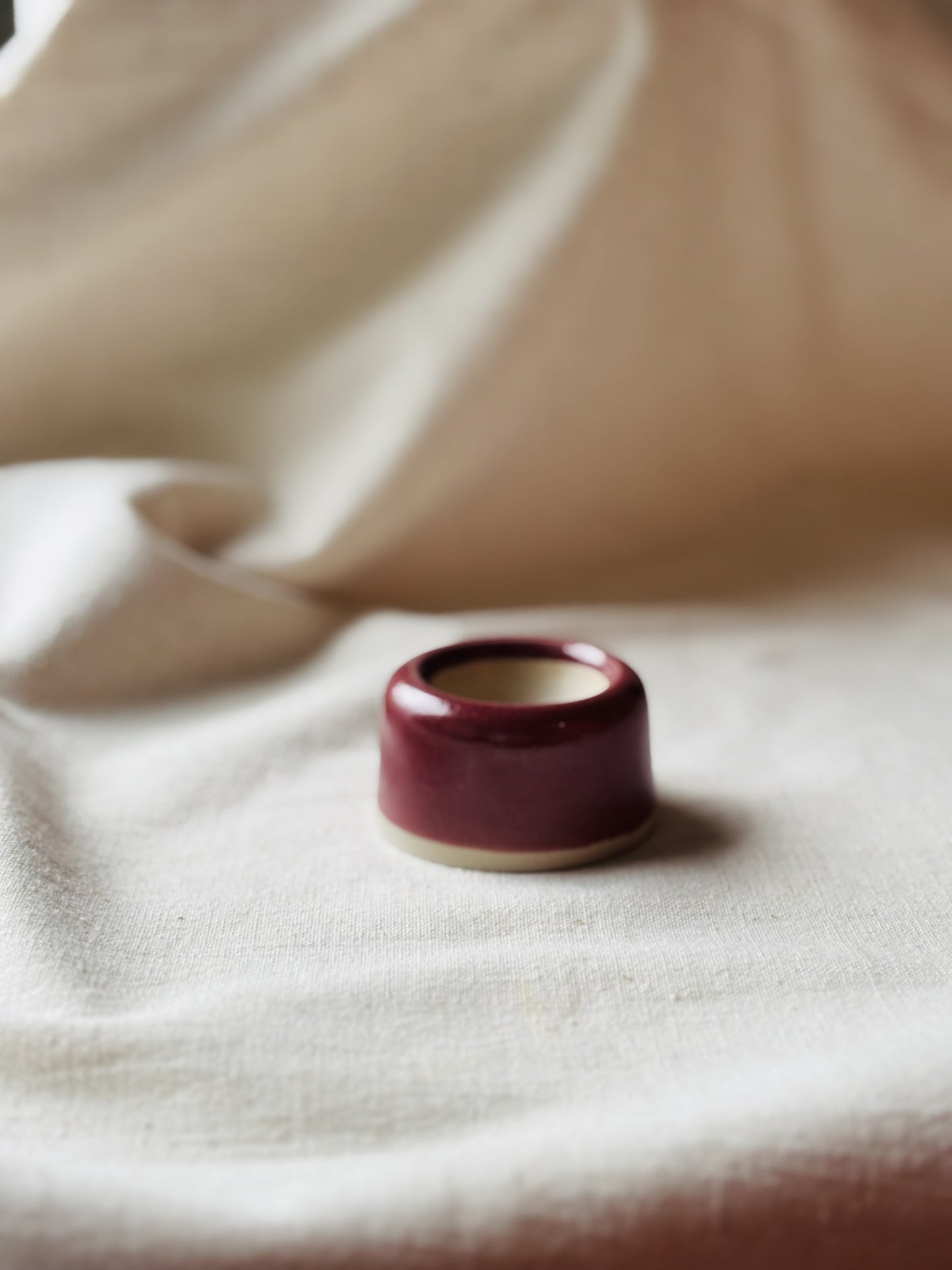 Egg Cup - Cranberry