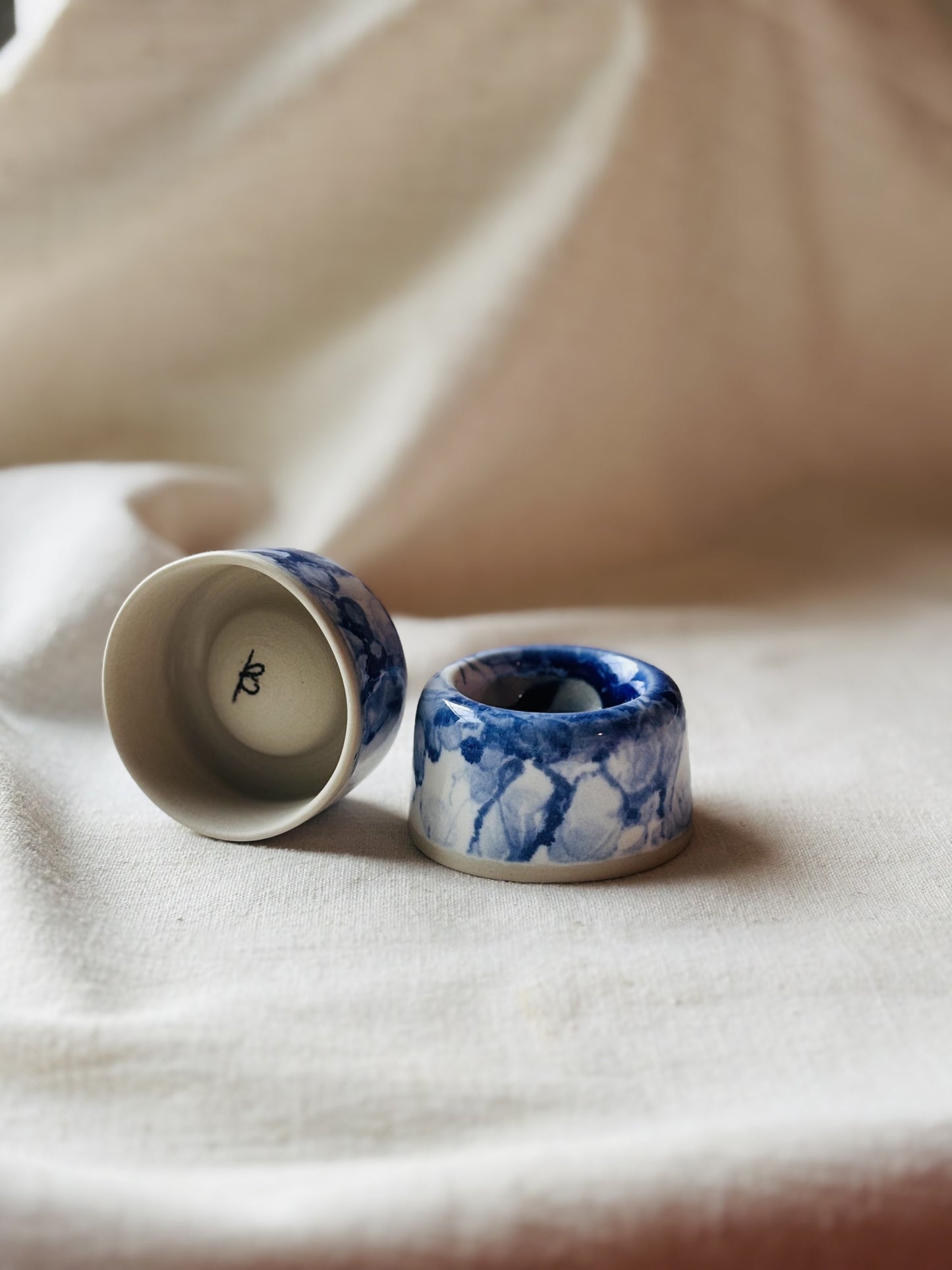 Egg Cup - Bubbly Blue