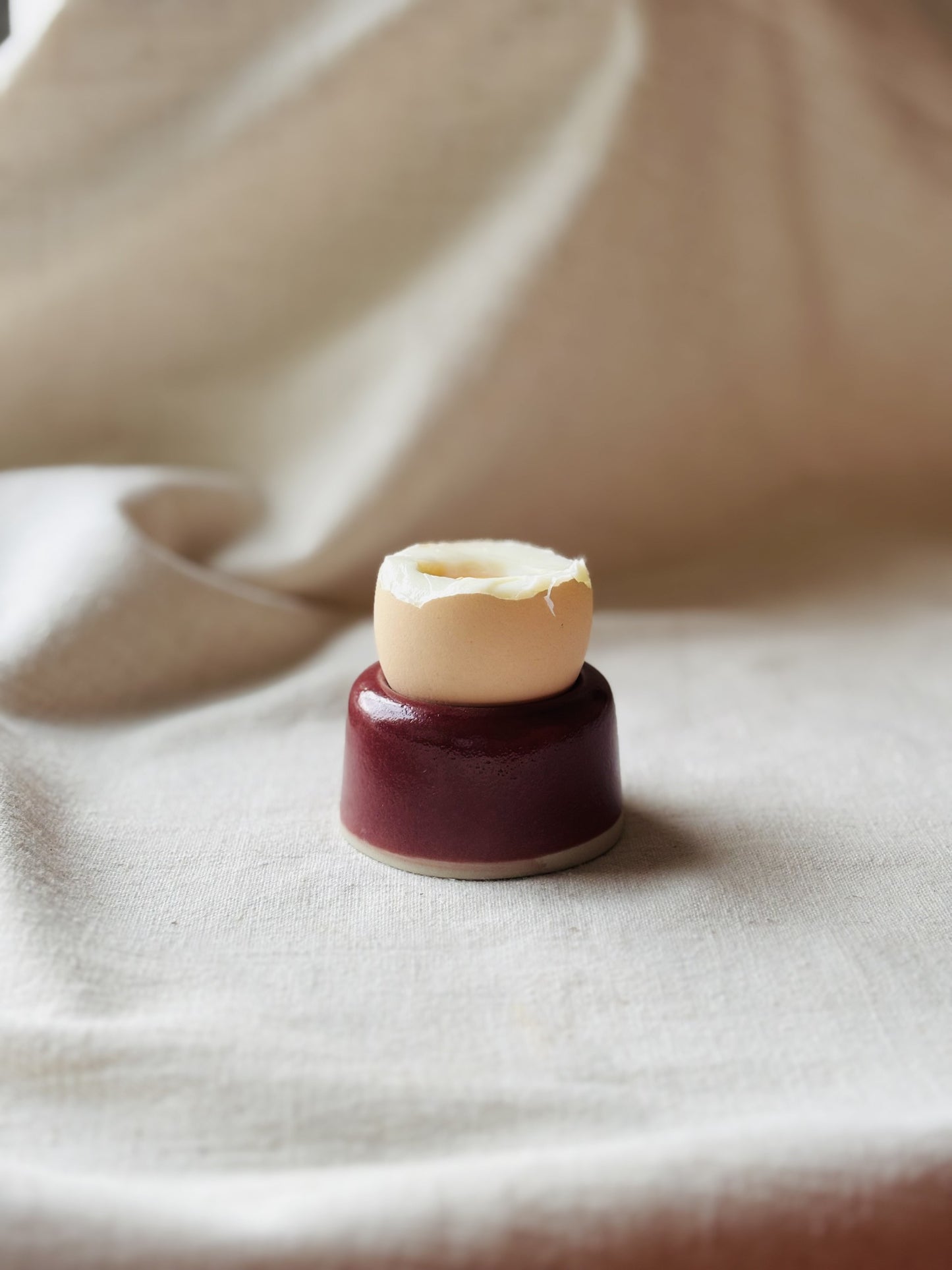 Egg Cup - Cranberry