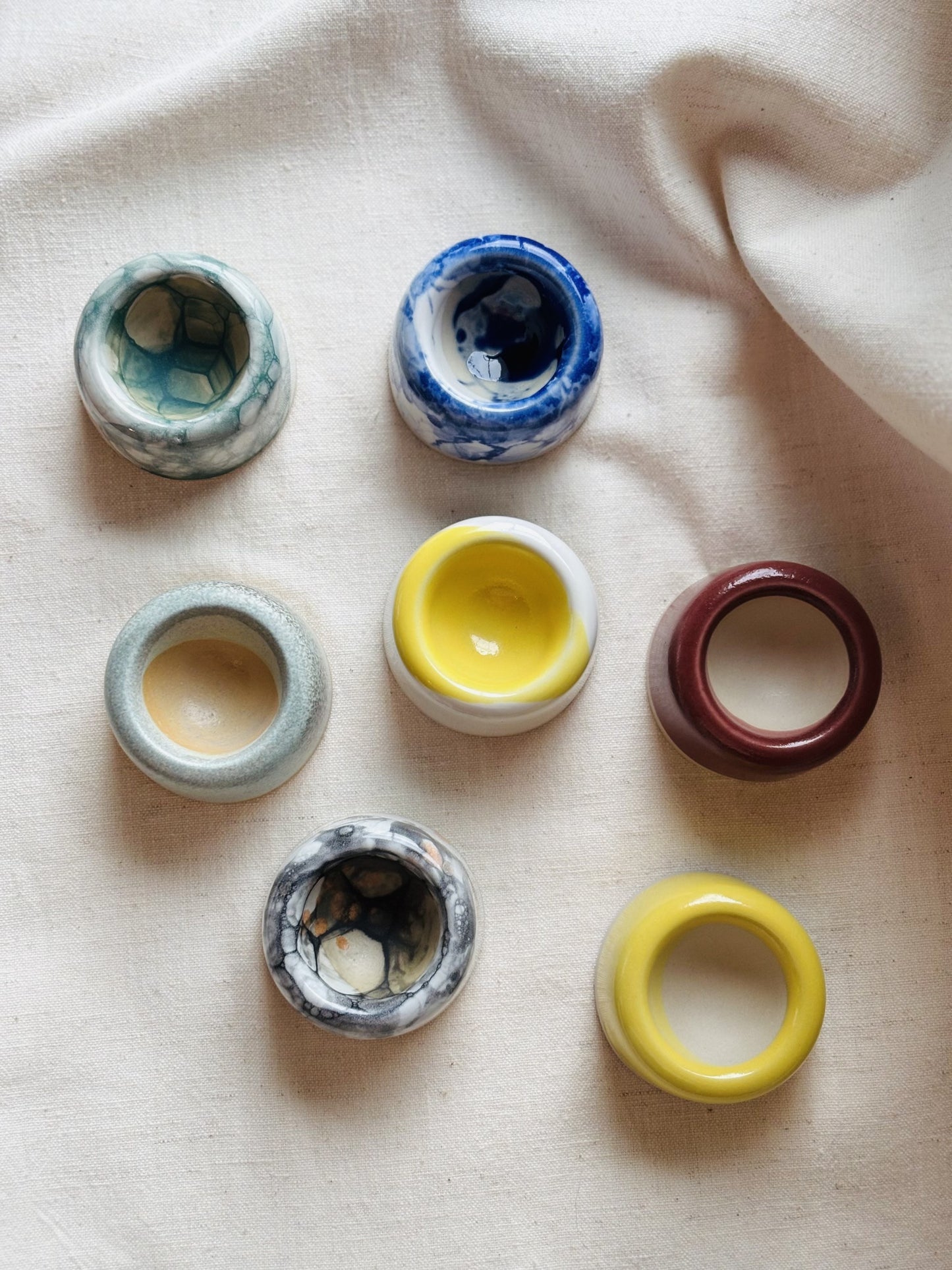 Egg Cup - Bubbly Blue