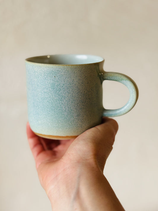 Handy Cup - Sea Green and White
