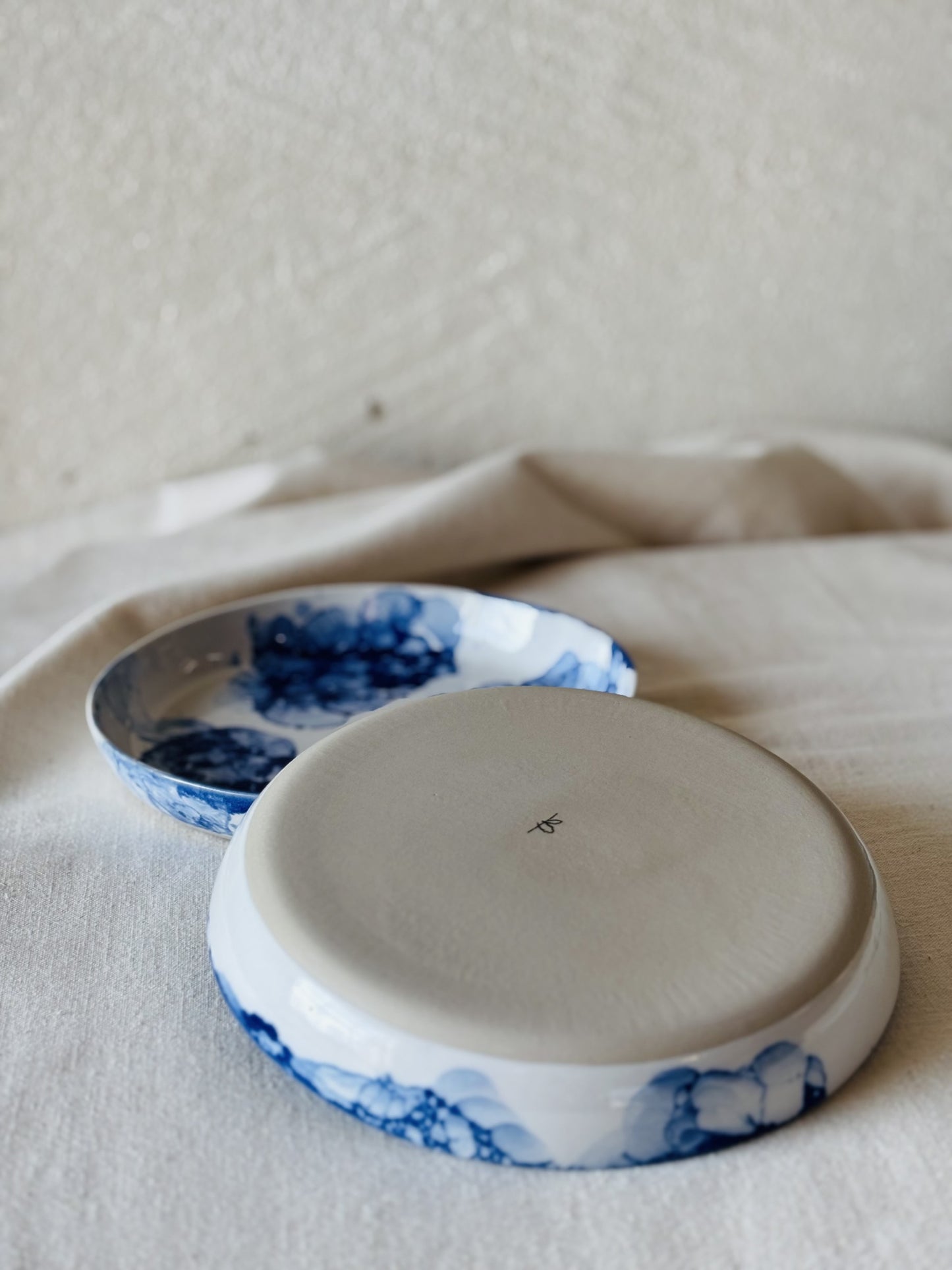 Sunrise Plate - Bubbly Blue