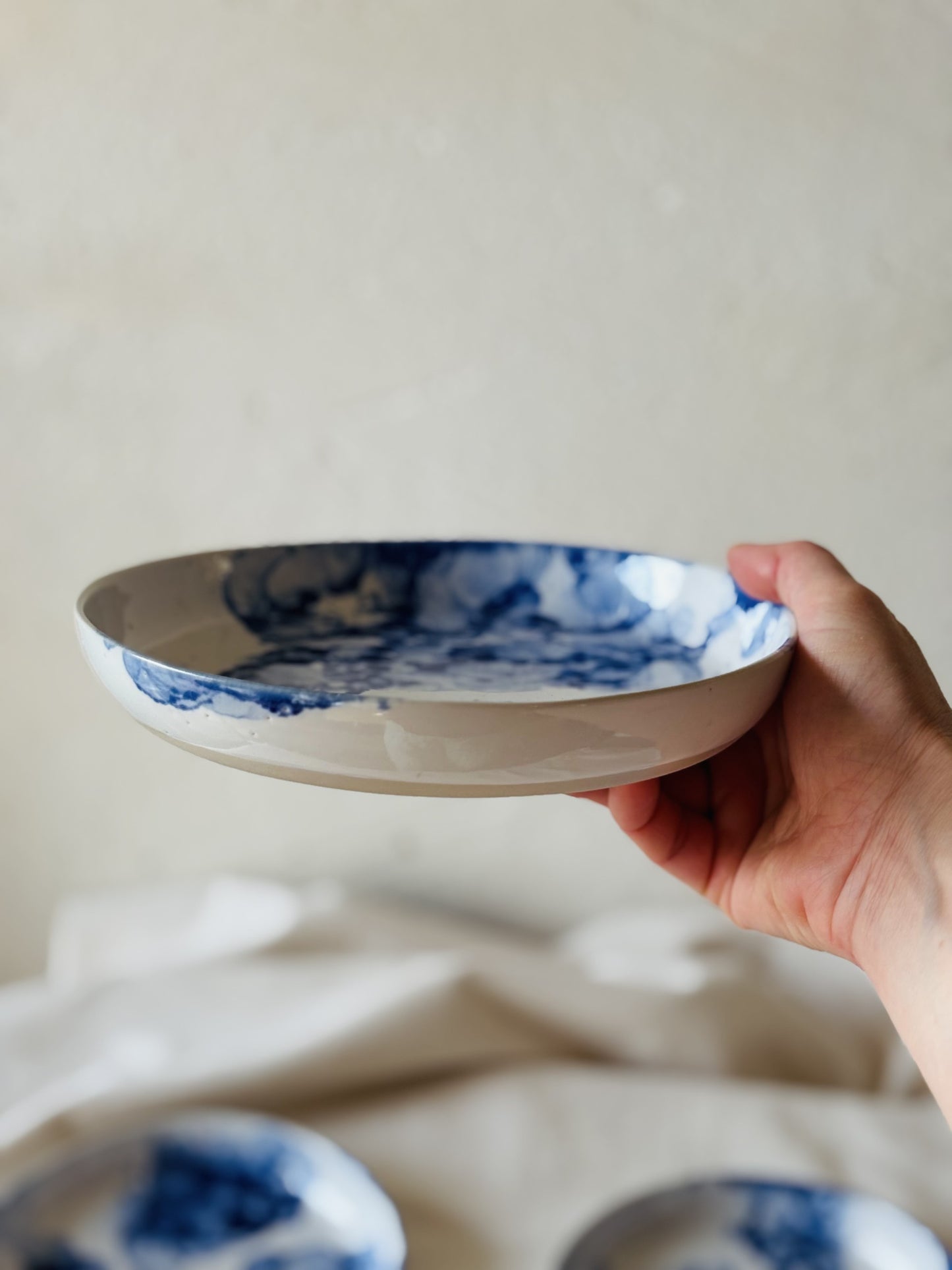 Sunrise Plate - Bubbly Blue