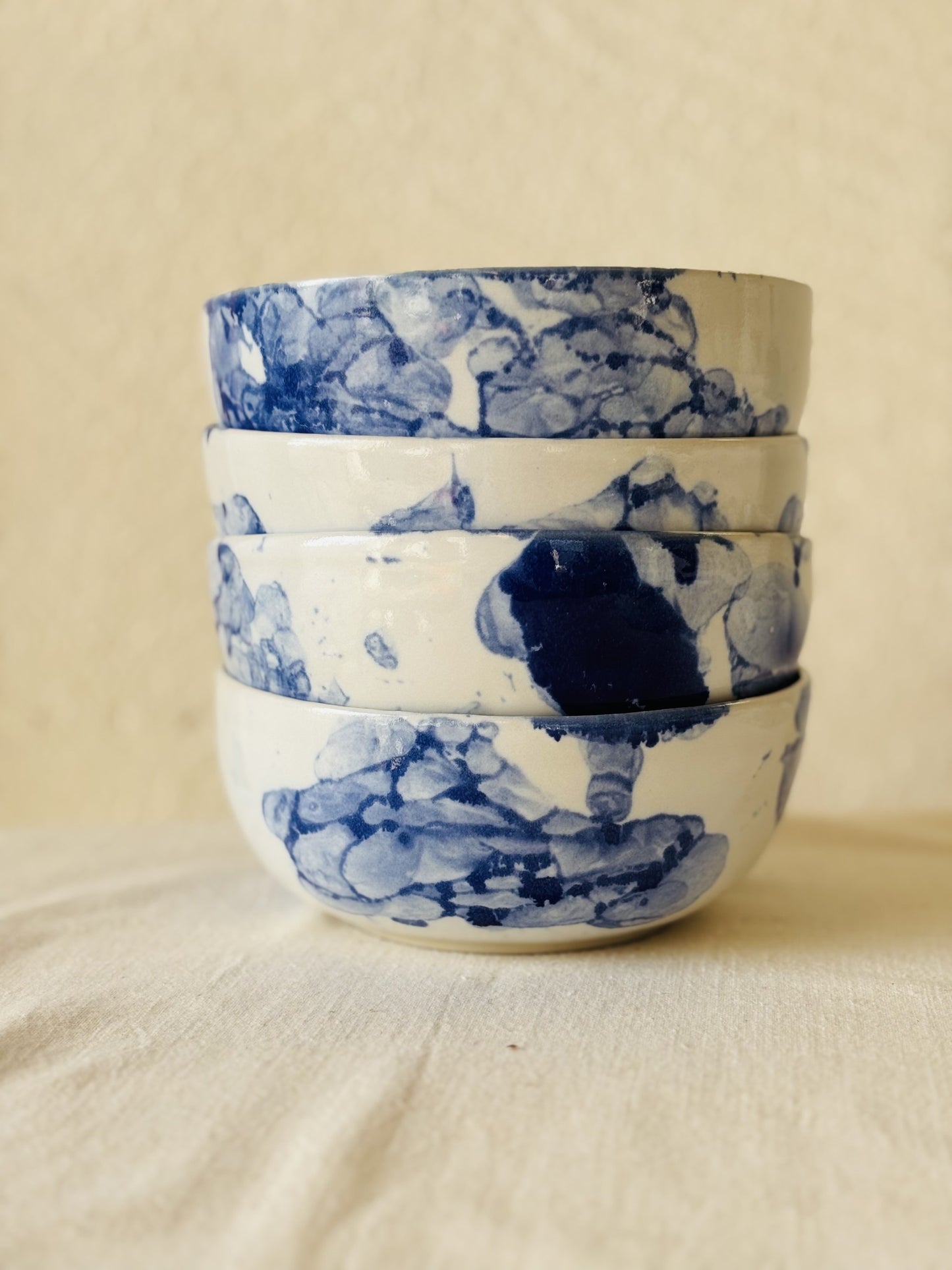 Spill Bowl - Bubbly Blue