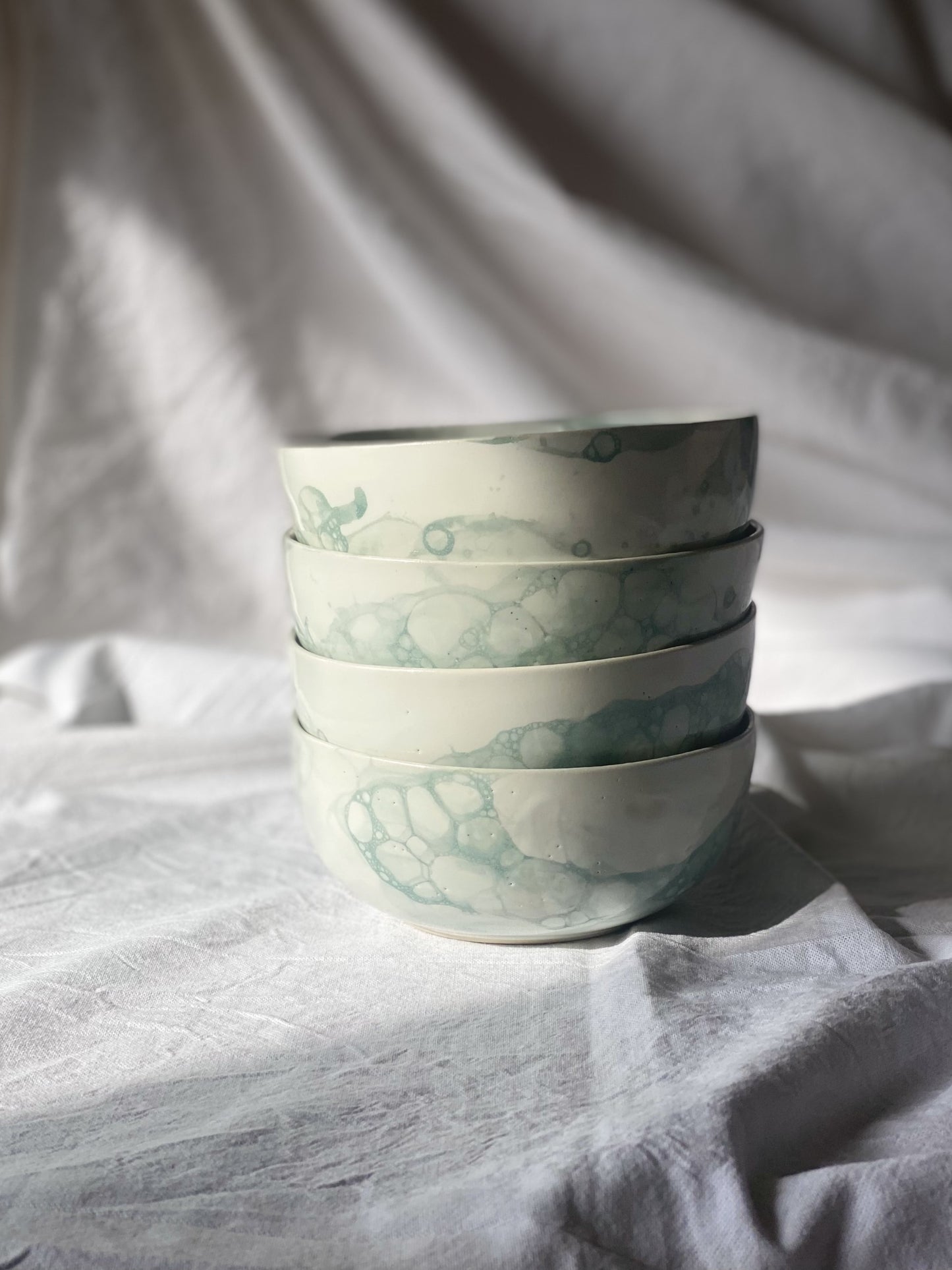 Spill Bowl - Bubbly Green