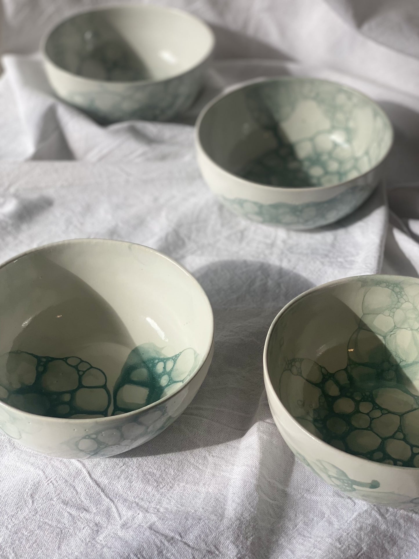 Spill Bowl - Bubbly Green