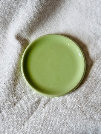 Wine Bottle Coaster - Spring Green