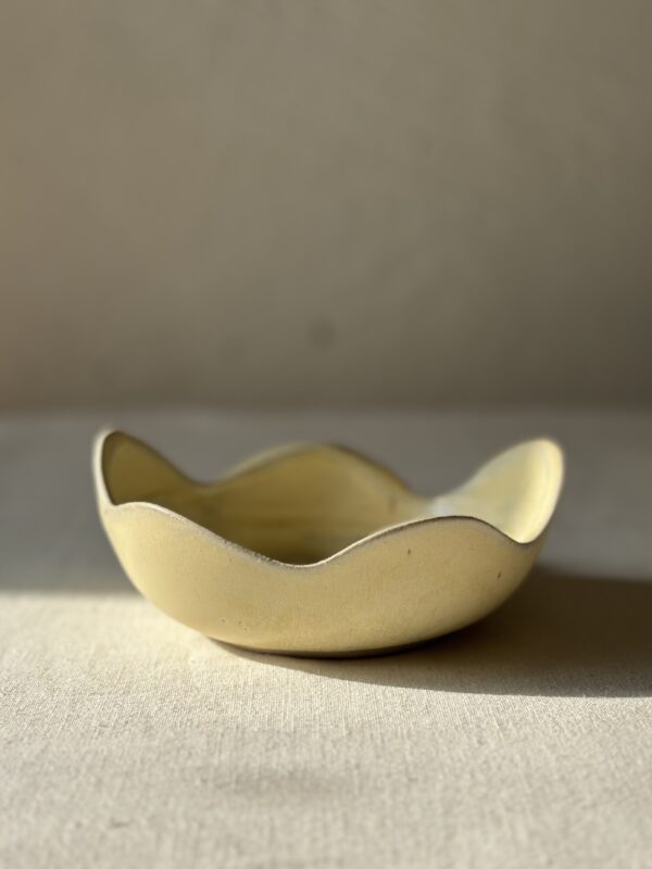 Peony Bowl - Light Yellow