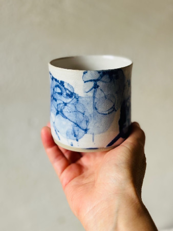 Handy Cup without handle - Bubbly Blue