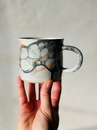 Handy Cup with handle - Funky