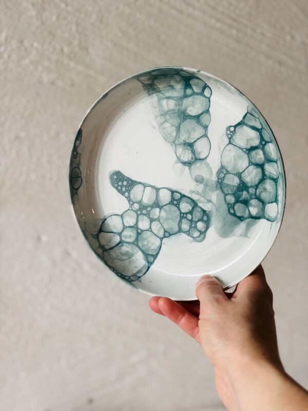 Sunrise Plate - Bubbly Green