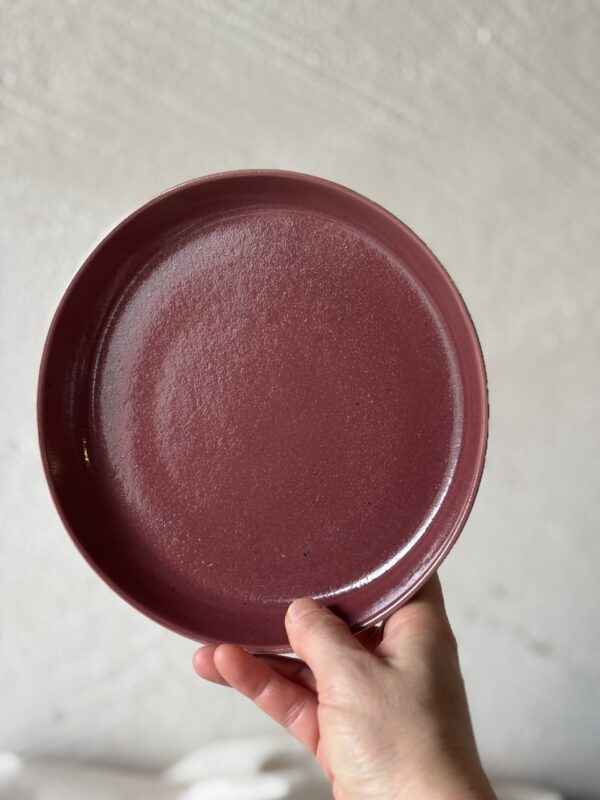 Sunrise Plate - Cranberry