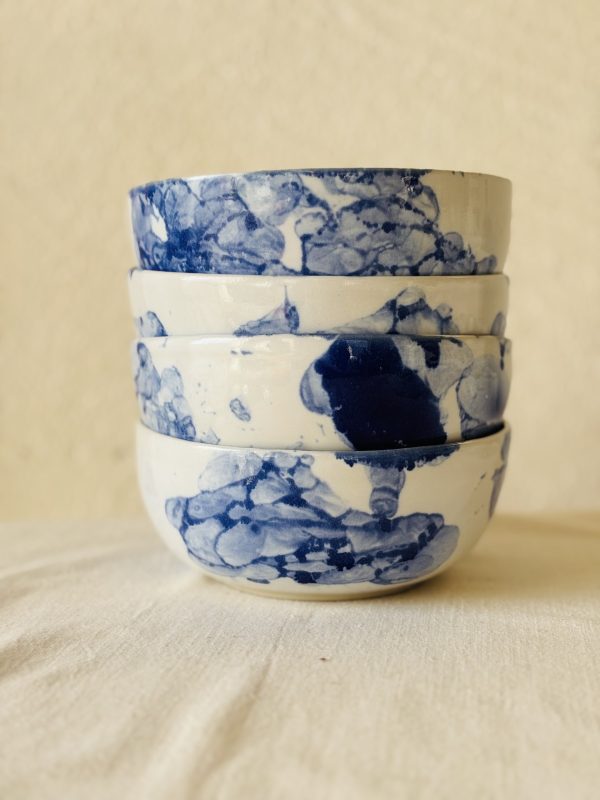 Spill Bowl - Bubbly Blue