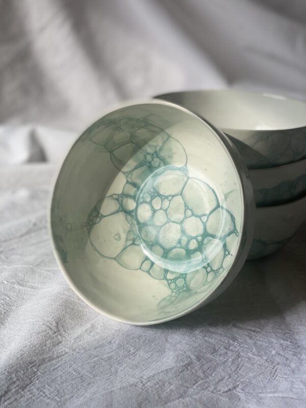Spill Bowl - Bubbly Green